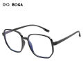 OQ BOGA 5 Styles Unisex Polygon Frame Anti Radiation Glasses Women Men Eye Protection Eyeglasses. 