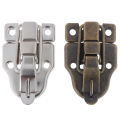 【FOOT SOFA】1xhanshi 2pcs Jewelry Chest Box Antique Metal Buckle Suitcase Case Toggle Lock Hasp Latch. 