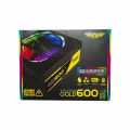 Power Supply PSU Armaggeddon Voltron Gold 600 RGB 600 Watt. 