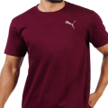 Puma Maroon Color Crew Neck Premium T Shirt for Men and Women. 