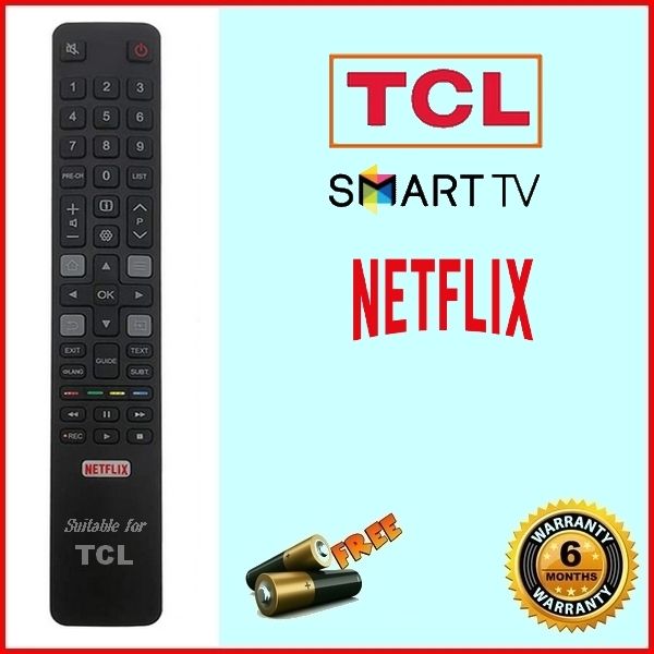 TCL Smart TV Remote Controller & Free Batteries