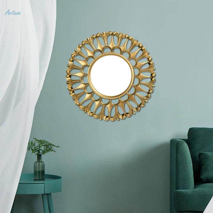 Wall%20Hanging%20Mirror%20with%20Chain%20Bedroom%20Gold%20Frame%20Home%20Bathroom%20-%20Image%208