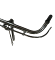 Standard Bicycle Handlebar with Brake Levers 28-inch, Steel High-Quality Handlebar. 