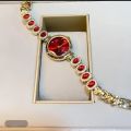 [ New Hair Straightener ] Antique Style · High-end small dial bracelet watch in cherry red · 6912 —— H. 