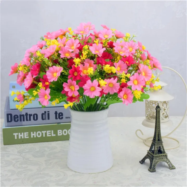 Cute%20Artificial%20Flowers%20Lifelike%20Silk%20Decorative%20Flower%20Silk%20Daisies%2028%20Heads%20One%20Bouquet%207%20Branch%20for%20Floral%20Arrangement%20DIY%20Flowers%20Table%20Decor%20Home%20Decor%20Wedding%20Decoration%20DIY%20Crafters%20Room%20Accent%20-%20Image%206