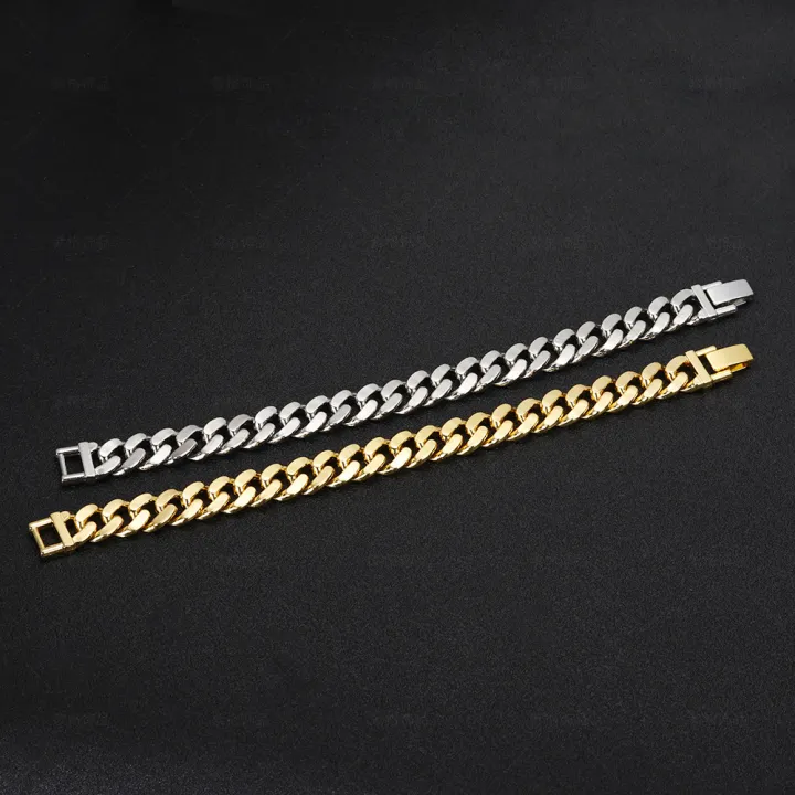 %E3%80%90Clearance%20Sale%E3%80%91Zinc%20Alloy%20Rap%20Hiphop%20Cuban%20Chain%20Men's%20Bracelet%20Hip%20Hop%20Trendy%20Hand%20Jewelry%20-%20Image%203