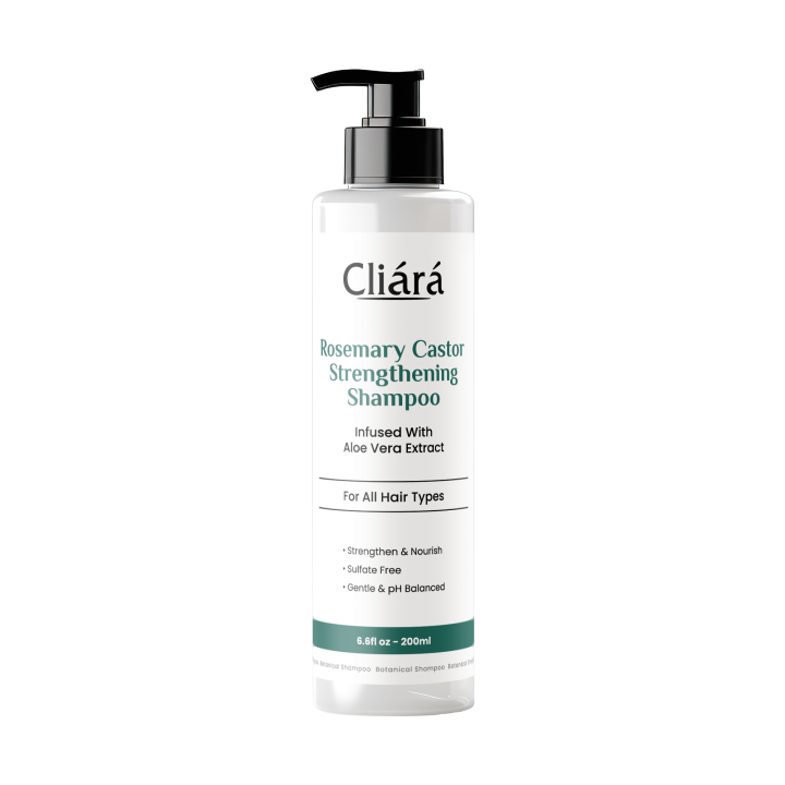 Cliara Rosemary Castor Strengthening Shampoo 200ml