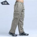 Construction Site Work Clothes Construction Pants Work Pants Men's Workers Wear-Resistant Construction Summer Spring and Autumn Thin Overalls. 