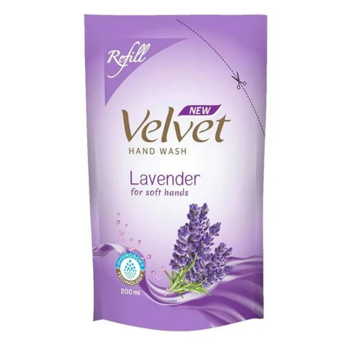 Velvet Liquid Handwash Refill -Lavander 200Ml