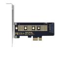 NVMe PCIe M.2 NGFF SSD to PCI-E x1 Adapter Card PCI-E M.2 With Bracket for 2230-2280 Size SSD M2 Pcie Adapter. 