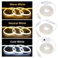 Dimmable 220V COB LED Neon Light Strip 288LEDs/m 20m 50m Waterproof Outdoor Garden Lamp Led Tape Ribbon Switch EU Plug For Room. 