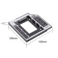 9.5mm SATA 2nd HDD SSD Hard Drive Caddy Adapter For DVD-ROM CD-ROM HDD SATAII SDD Hard Disk Bracket Compatible Models: Laptop with a 9.5mm thick DVD-ROM. 