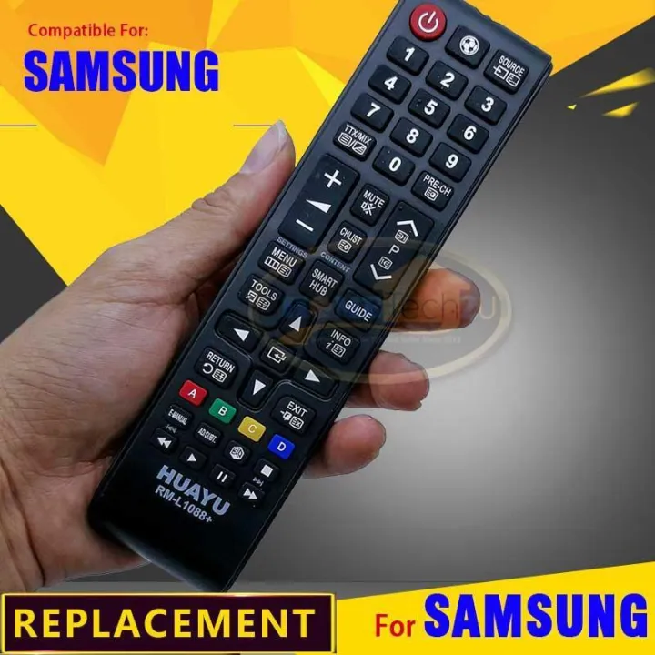 SAMSUNG%20Huayu%20RM-L1088+%20Common%20LCD%20LED%20TV%20Remote%20Control%20for%20Smart%20Hub%20&%203D%20Supported%20-%20Image%204