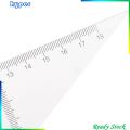 Pack of 2 Triangular Ruler Set, 30/60 and 45/90 Triangles, Set Squares, Geometry Ruler Precise Imperial Graduation Drafting Drawing Measuring Rulers. 