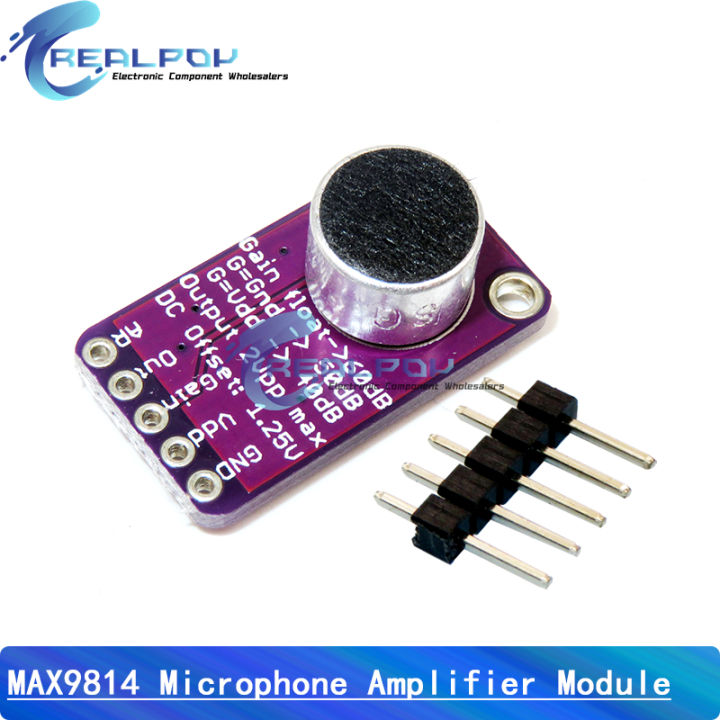MAX9814%20Microphone%20AGC%20Amplifier%20Board%20Sound%20sensor%20Module%20Auto%20Gain%20Control%20Attack%20for%20Arduino%20MAX4466%20Board%20Diy%20Kit%20-%20Image%202