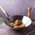 stainless steel polish rice pan Wok pan / koththu pan high quality size 30CM. 
