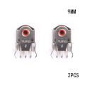 2Pcs Highly Accurate Decoder 9mm/11mm Red Core Rotary Mouse Scroll Wheel Encoder for PC Mouse alps encoder ZHIXING. 