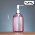 Glass Soap Dispenser Bottle Bathroom Liquid Shampoo Shower Gel Bottle Refillable Storage Container Soap Press Empty Bottles. 