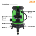 Hypoxiae MYDIYHOMEDEPOT - Extraman Measurement Levelling Machine Green 5 Line Laser Level Machine Green 5 Line Laser Level Kit Set 4V1H1D Rotation 360° / 5 Line 6 point 4V1H Extraman Green LIGHT 5 Line Laser Level Machine Rotation 360° Laser Level Machi. 