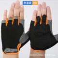 Spring and Summer Thin Men's and Women's Half Finger Gloves Mesh Breathable Sports Biking Mountain Climbing Outdoor Fitness Gloves Wholesale. 