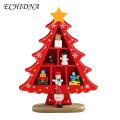ECHIDNA Christmas Decoration Stunning Visual Effect Xmas Holiday Party Wooden Desktop Xmas Tree. 