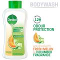 Dettol Antibacterial Body Wash Shower Gel Lasting Fresh Melon & Cucumber Fragrance - 250ml. 