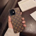 FELMYST Luxury Case For iPhone 11 Fashion LV Simple Brand Cute Soft border Mobile Phone Casing Girl Women Vintage Lattice Shockproof Cover. 