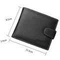【ZIME】 Leather Men Wallets Cow Leather Solid Sample Style Zipper Purse Man Card Horders Famous Brand High Quality Male Wallet. 