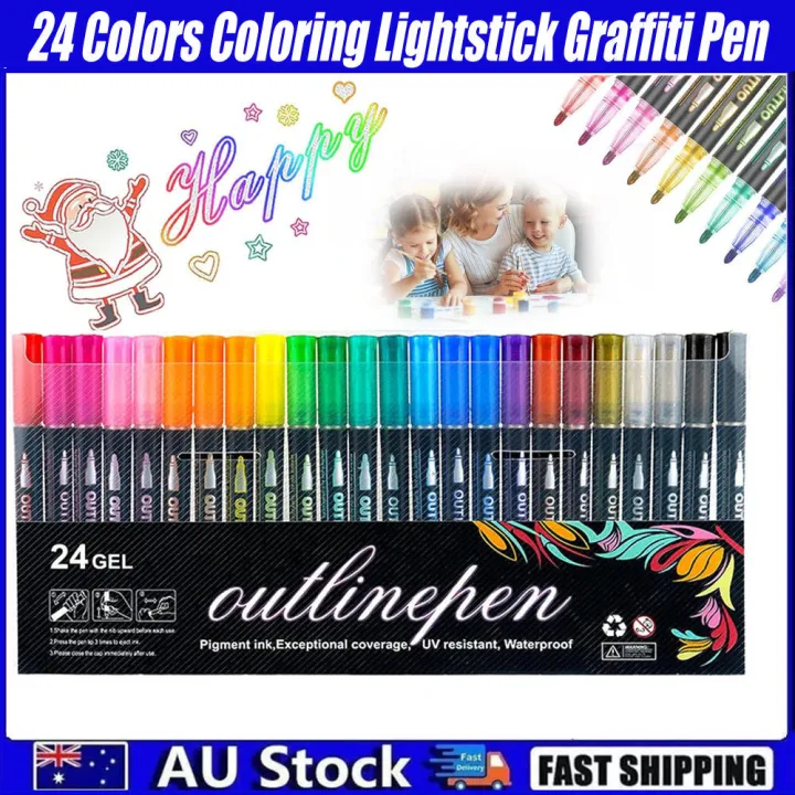 Self-Outline%20Graffiti%20Pen%20Lightstick%20Glitter%20Coloring%20Outline%20Markers%20Metallic%20Double%20Line%20Metallic%20Markers%20for%20Art%20Art%20-%20Image%202