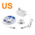 LeiyanSpecial Wireless PIR Motion Sensor LED Strip Lights 12V Waterproof Tape Auto ON/OFF Switch Stairs Wardrobe Kitchen Bed room Night Lights. 