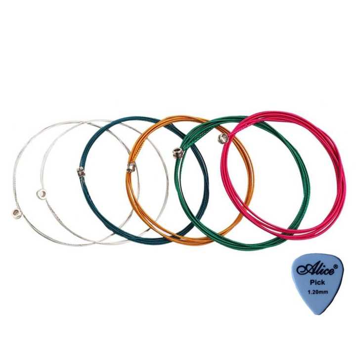 Colorful%20Rainbow%20Guitar%20Strings%20E-A%20(1%20Set%206pcs)%20for%20Acoustic%20Folk%20Guitar%20Classic%20Guitar%20Multi%20Color%20Guitar%20Strings%20/%20Wire%20Set%20-%20Image%202