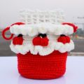 Hand-Wool Lamb Bag Material BagdiySimple Bag Shoulder Messenger Handbag Bucket for Friends. 