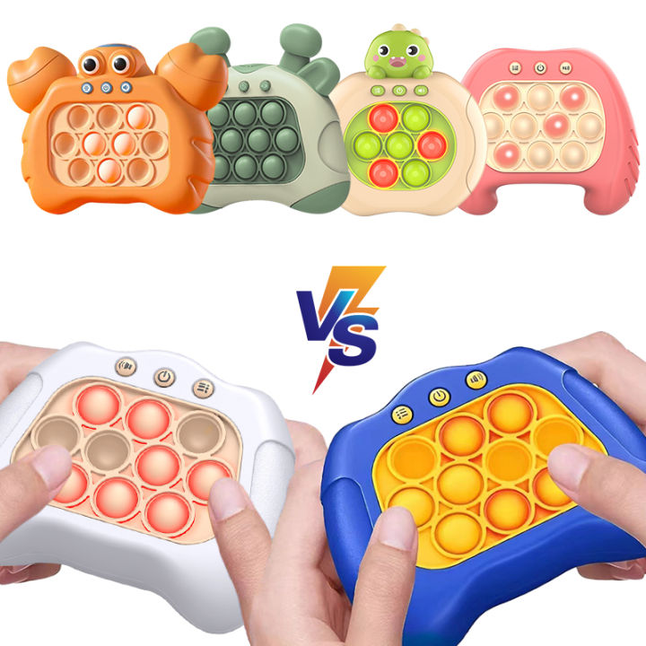 Quick Push Bubble Game Handle Toys Children Press It Pop Fidget Game ...