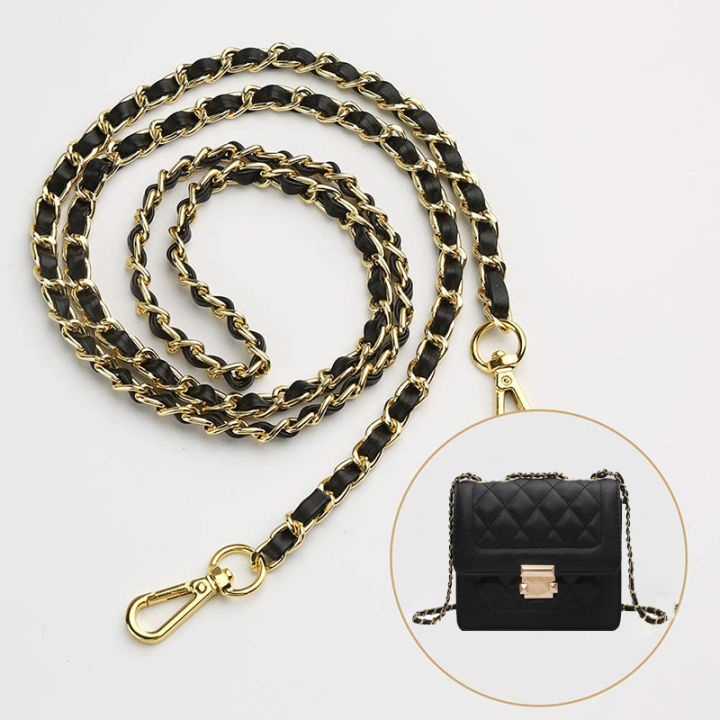 Crossbody purse with chain strap best sale