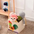 Cube Cute Cartoon Animal Pattern Storage Box For Toys Organizer Folding Bins Plush Toy Box For Kids For Kids Storage. 