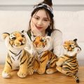 Tiger Plush Toy Stuffed Lifelike Animal Toys for Children 23CM Yellow. 