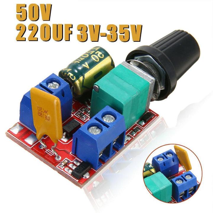 Electrical Motor Speed Controller Module 3-35V 12V 24V PWM DC Motor Speed Control Regulator Adjustable Switch LED Fan Dimmer