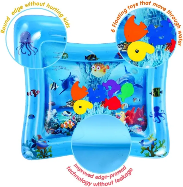 Tummy%20Time%20Water%20Mat%20Inflatable%20Baby%20Water%20Play%20Mat%20for%20Kids%20Perfect%20Sensory%20Toys%20Baby%20Early%20Development%20Activity%20Centers%20for%20Infants%20&%20Toddlers%203%20to%2024%20Months%20Newborn%20Girls%20Boys%20-%20Image%207