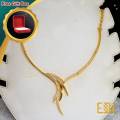 BUY ONE GET ONE FREE - Buy Gold-plated Stylish Quality Necklace With Earring get beautiful link bracelet and gift box for Woman and girl. 