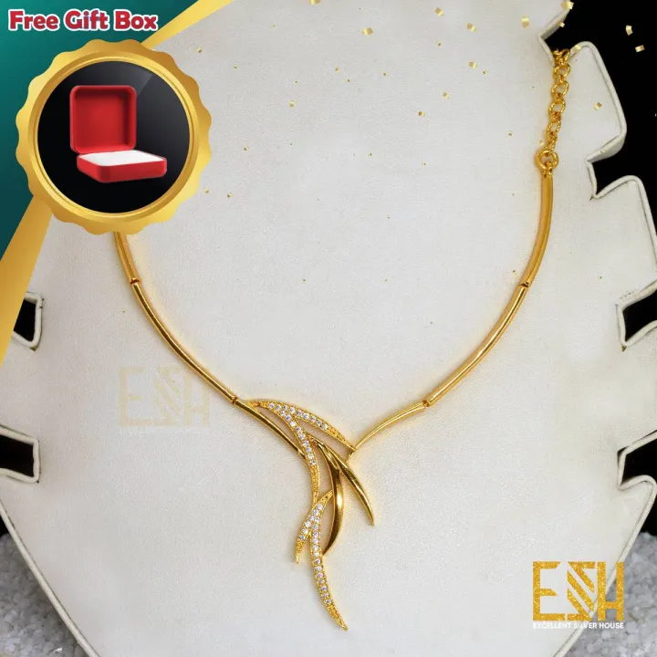 BUY%20ONE%20GET%20ONE%20FREE%20-%20Buy%20Gold-plated%20Stylish%20Quality%20Necklace%20With%20Earring%20get%20beautiful%20link%20bracelet%20and%20gift%20box%20for%20Woman%20and%20girl%20-%20Image%205