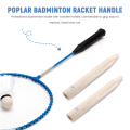 2Pcs Badminton Racket Handle Grip Wooden Badminton Handle Repair of Badminton Racket,G5. 