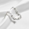 1 Pc Simple Creative Design Ladies Women Trendy Chain Jewellery Accessories Pendant Bracelets Girls Korean INS Hollow   Fashion Love Charm Bracelet. 