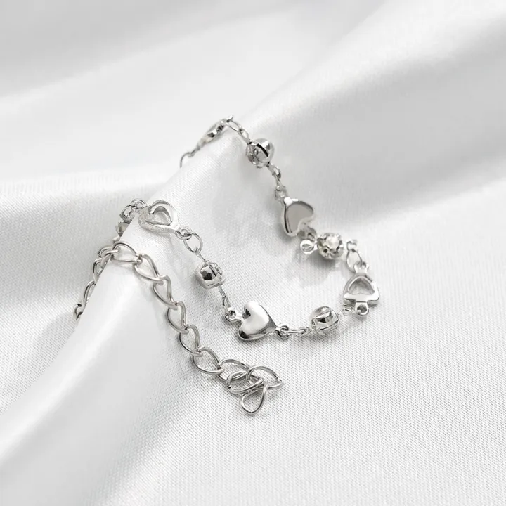 1%20Pc%20Simple%20Creative%20Design%20Ladies%20Women%20Trendy%20Chain%20Jewellery%20Accessories%20Pendant%20Bracelets%20Girls%20Korean%20INS%20Hollow%20%20%20Fashion%20Love%20Charm%20Bracelet%20-%20Image%208