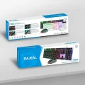 Bajeal T350 Keyboard and Mouse LED Light 104 Keys USB Wired Gaming Keyboard Mouse Combo. 