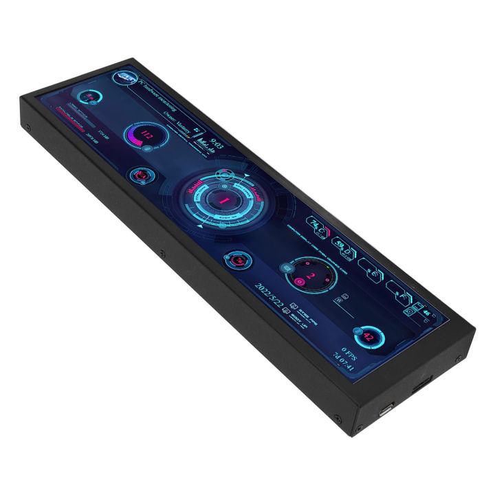 8.8 Inch IPS Display 1920x480 CPU GPU SSD Data Temperature Monitor ...