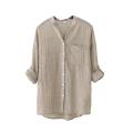 Thin Cotton Linen Shirt Women Elegant Vintage Long Sleeve Blouse Women Streetwear Casual Blusas Tops blusas mujer de moda 2022. 