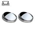 Car Safety Mirror 360-degree Adjustable Car Blind Spot Mirror Set for Enhanced Safety Wide-angle Lens Design Frameless Convex Side Auxiliary Mirrors Auto Parts Accessories Blind Spot Car Mirror. 