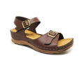 Bata Comfit Ladies Brown wedge sandal – Lyes. 