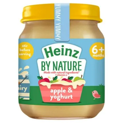 Heinz By Nature Apple & Yoghurt Baby Food Jar 6+ Months 120g