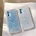 Shiny Glitter Silicone Case For OPPO A15 A5 A9 A15S A52 A53 A54 A72 A55 A76 A93 A96 F11 F17 F19 F21Pro Reno 7 8 Soft Back Cover. 